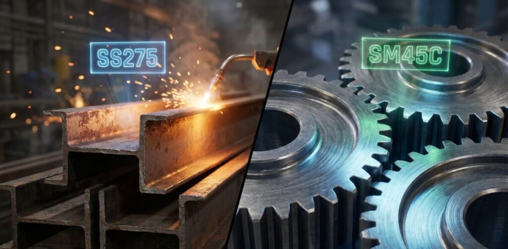 ss275 s45c 사용 부품 예시