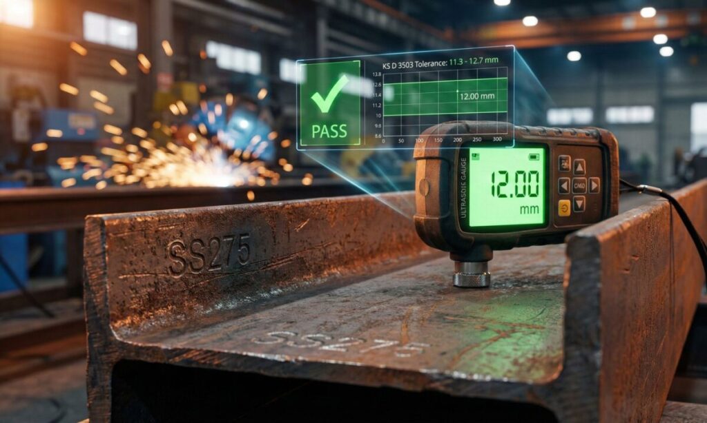 H빔 초음파 두께 측정기