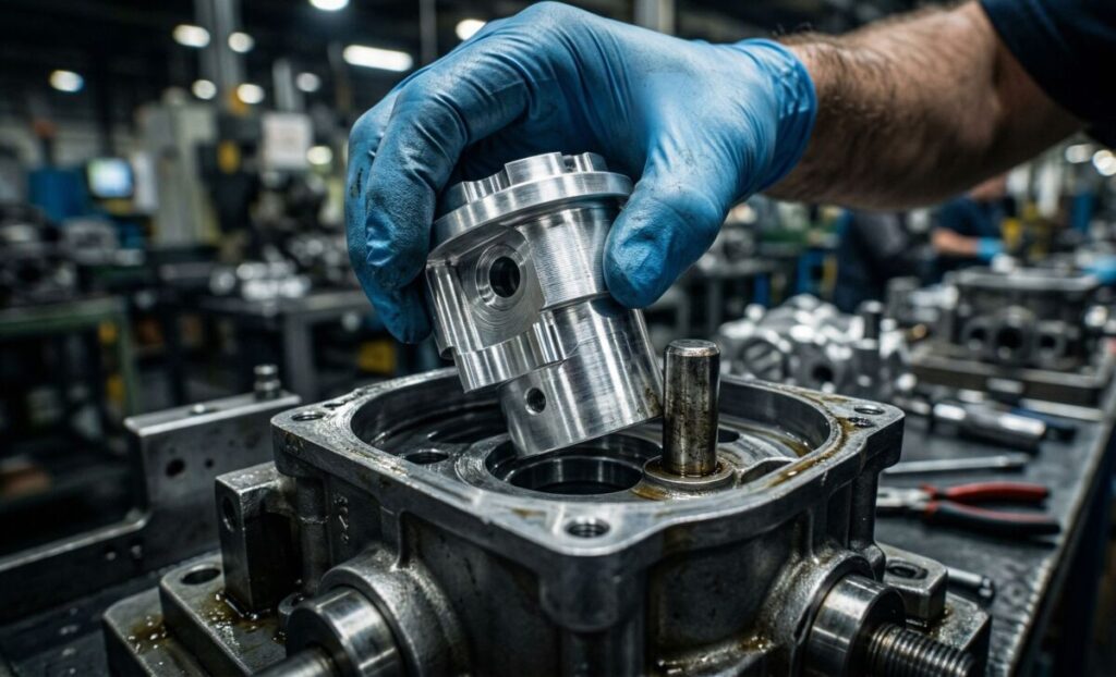 기계 부품 조립