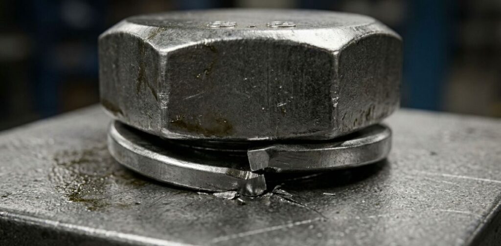 스프링와셔 손상