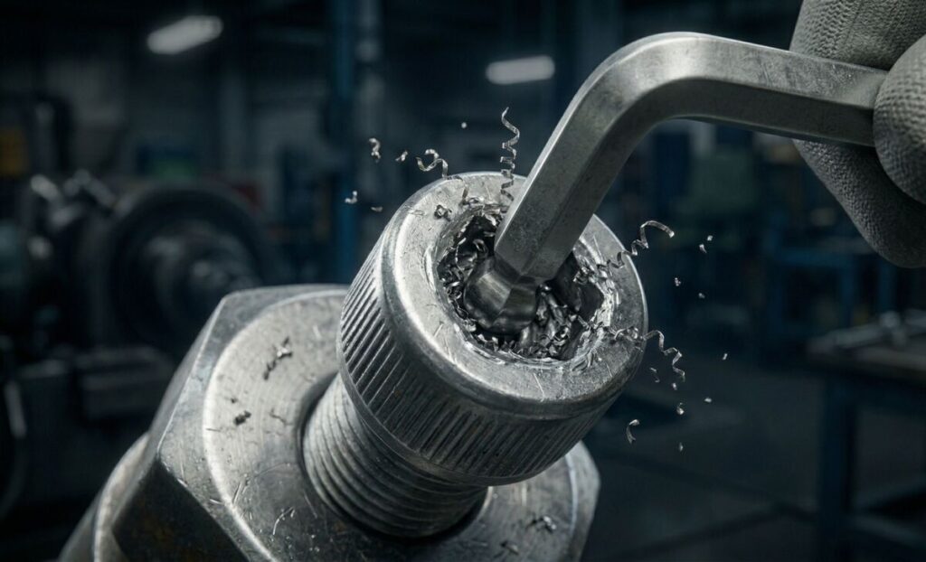 뭉개지는 육각홈